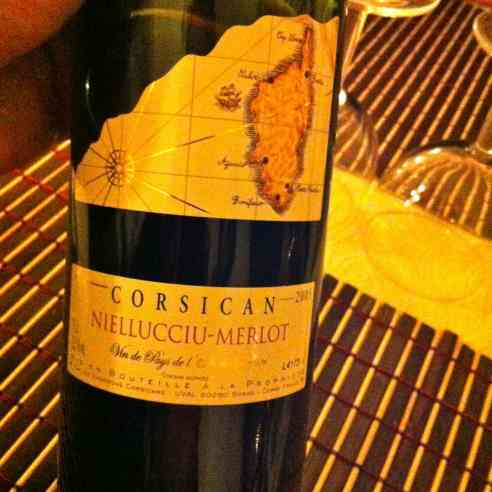 One of the many bottles of Corsican wine we enjoyed during our time there