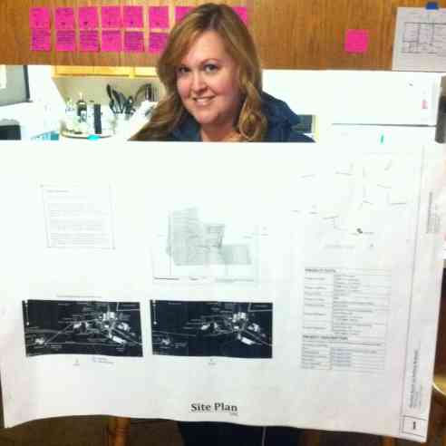 the site plan for the creamery